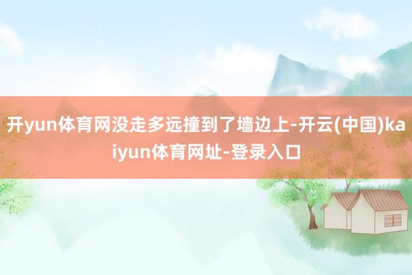 開yun體育網(wǎng)沒走多遠撞到了墻邊上-開云(中國)kaiyun體育網(wǎng)址-登錄入口