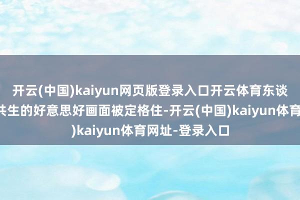 開云(中國)kaiyun網頁版登錄入口開云體育東談主與當然和解共生的好意思好畫面被定格住-開云(中國)kaiyun體育網址-登錄入口